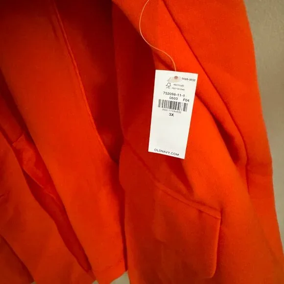 Old Navy Relaxed Blazer Warm Sunset Long Sleeve 2 Button Unlined Jacket - Picture 10 of 16